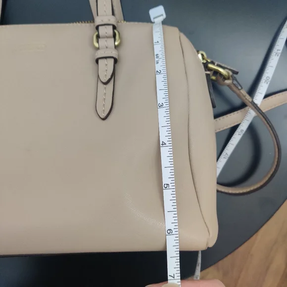 *Coach Peyton Bennett Mini Tan Leather Satchel - Picture 13 of 14
